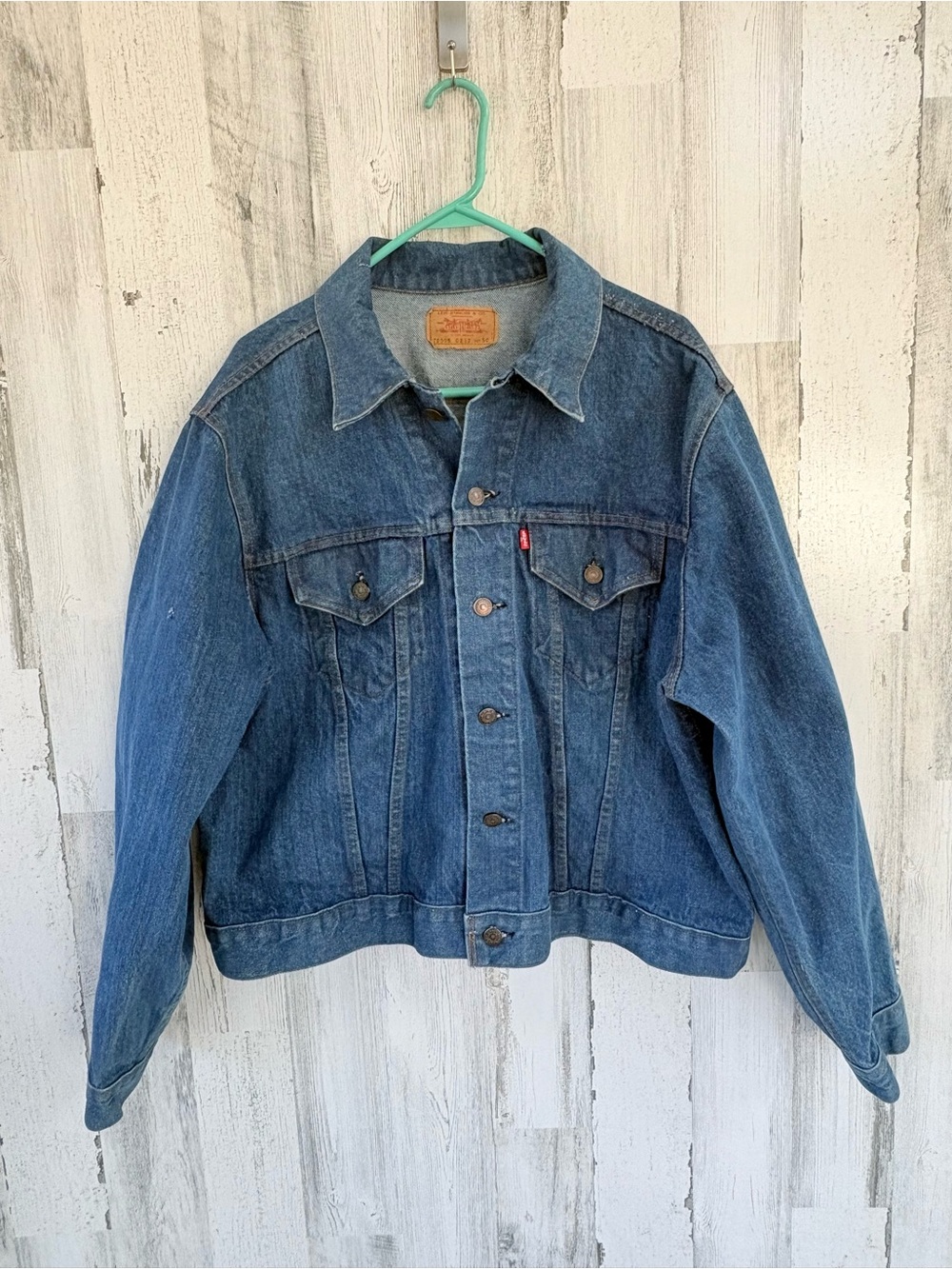 Levi’s Men’s Size 50 US Size Large Vintage Type III Denim Trucker Jacket